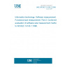 UNE ISO/IEC 14143-2:2009 Information technology. Software measurement. Functional size measurement. Part 2: Conformity evaluation of software size measurement methods to ISO/IEC 14143-1:1998.