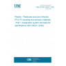 UNE EN ISO 24023-1:2021 Plastics - Plasticized poly(vinyl chloride) (PVC-P) moulding and extrusion materials - Part 1: Designation system and basis for specifications (ISO 24023-1:2020)