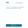 UNE EN ISO 9073-1:2023 Nonwovens - Test methods - Part 1: Determination of mass per unit area (ISO 9073-1:2023)