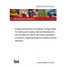 BS EN ISO 52016-3:2023 Energy performance of buildings. Energy needs for heating and cooling, internal temperatures and sensible and latent heat loads Calculation procedures regarding adaptive building envelope elements