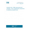 UNE EN 16307-5:2024 Industrial trucks - Safety requirements and verification - Part 5: Supplementary requirements for pedestrian-propelled trucks