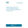 UNE EN 772-19:2001 Methods of test for masonry units - Part 19: Determination of moisture expansion of large horizontally perforated clay masonry units.