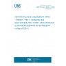 UNE EN ISO 18183-1:2024 Geometrical product specifications (GPS) - Partition - Part 1: Vocabulary and basic concepts (ISO 18183-1:2024) (Endorsed by Asociación Española de Normalización in May of 2024.)