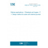 UNE EN 13103-1:2019+A1:2024 Railway applications - Wheelsets and bogies - Part 1: Design method for axles with external journals