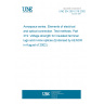 UNE EN 2591-219:2002 Aerospace series. Elements of electrical and optical connection. Test methods. Part 219: Voltage strength for insulated terminal lugs and in-line splices (Endorsed by AENOR in August of 2002.)