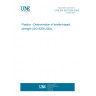 UNE EN ISO 8256:2005 Plastics - Determination of tensile-impact strength (ISO 8256:2004)