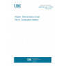 UNE ISO 247-1:2022 Rubber. Determination of ash. Part 1. Combustion method