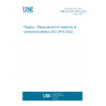 UNE EN ISO 3915:2022 Plastics - Measurement of resistivity of conductive plastics (ISO 3915:2022)