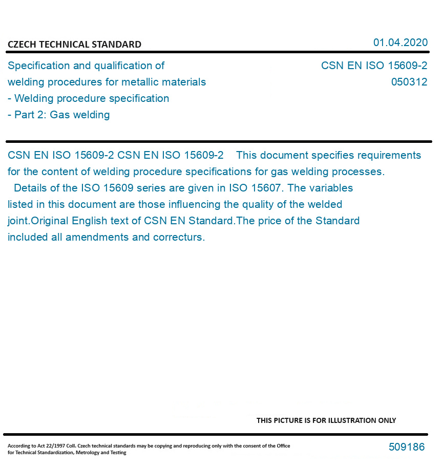 CSN EN ISO 15609-2 - Specification And Qualification Of Welding ...