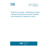 UNE EN 14499:2024 Textile floor coverings - Classification of carpet underlays (Endorsed by Asociación Española de Normalización in December of 2024.)