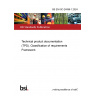 BS EN ISO 24096-1:2024 Technical product documentation (TPD). Classification of requirements Framework