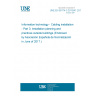 UNE EN 50174-3:2013/A1:2017 Information technology - Cabling installation - Part 3: Installation planning and practices outside buildings (Endorsed by Asociación Española de Normalización in June of 2017.)