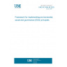 UNE ISO IWA 48:2025 Framework for implementing environmental, social and governance (ESG) principles